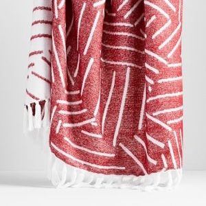 NWT West Elm Graphic Throw